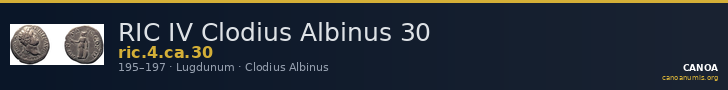 RIC IV Clodius Albinus 30 — CANOA