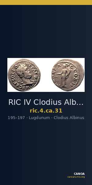 RIC IV Clodius Albinus 31 — CANOA