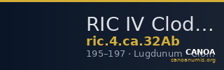RIC IV Clodius Albinus 32Ab — CANOA