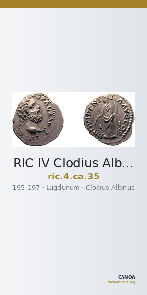 RIC IV Clodius Albinus 35 — CANOA