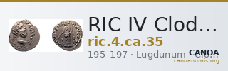 RIC IV Clodius Albinus 35 — CANOA