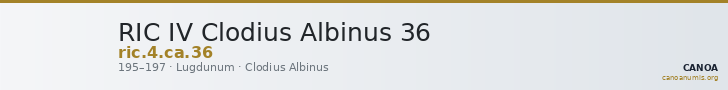 RIC IV Clodius Albinus 36 — CANOA