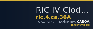 RIC IV Clodius Albinus 36A — CANOA