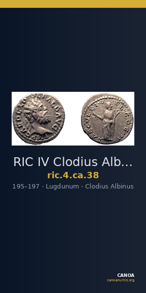 RIC IV Clodius Albinus 38 — CANOA