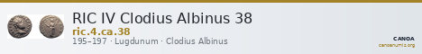 RIC IV Clodius Albinus 38 — CANOA