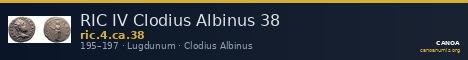 RIC IV Clodius Albinus 38 — CANOA