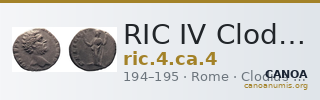RIC IV Clodius Albinus 4 — CANOA