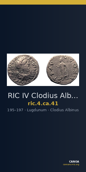 RIC IV Clodius Albinus 41 — CANOA