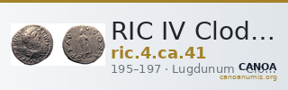RIC IV Clodius Albinus 41 — CANOA