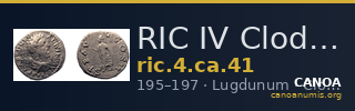 RIC IV Clodius Albinus 41 — CANOA