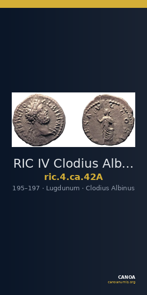 RIC IV Clodius Albinus 42A — CANOA