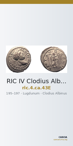 RIC IV Clodius Albinus 43E — CANOA