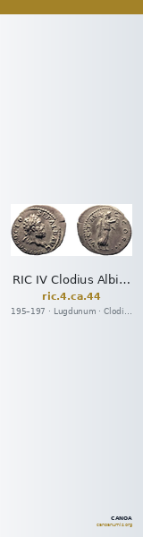 RIC IV Clodius Albinus 44 — CANOA