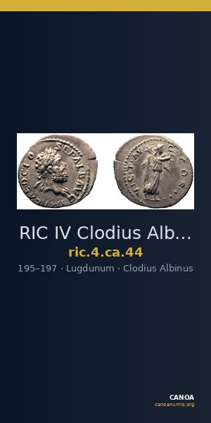 RIC IV Clodius Albinus 44 — CANOA