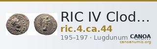 RIC IV Clodius Albinus 44 — CANOA
