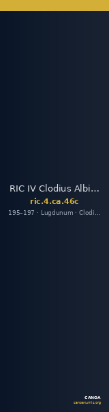 RIC IV Clodius Albinus 46c — CANOA