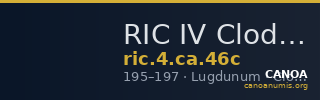 RIC IV Clodius Albinus 46c — CANOA