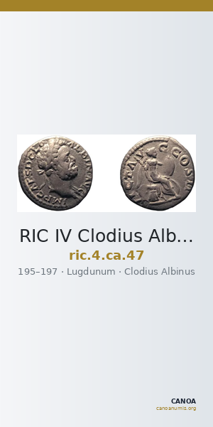 RIC IV Clodius Albinus 47 — CANOA
