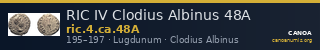 RIC IV Clodius Albinus 48A — CANOA