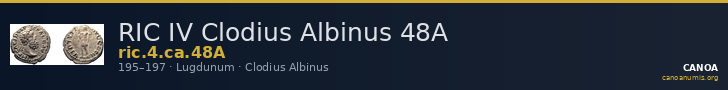 RIC IV Clodius Albinus 48A — CANOA