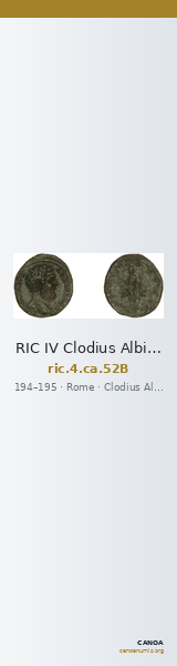 RIC IV Clodius Albinus 52B — CANOA