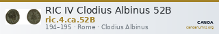 RIC IV Clodius Albinus 52B — CANOA