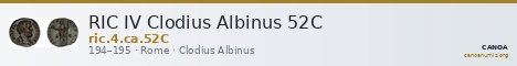 RIC IV Clodius Albinus 52C — CANOA