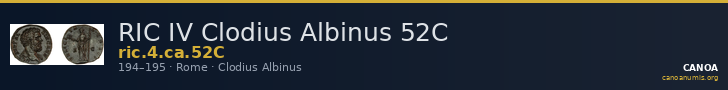 RIC IV Clodius Albinus 52C — CANOA