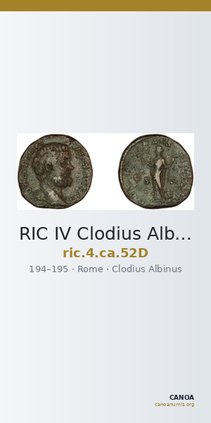 RIC IV Clodius Albinus 52D — CANOA