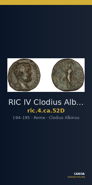 RIC IV Clodius Albinus 52D — CANOA