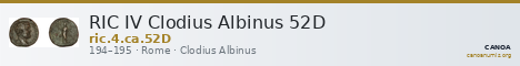 RIC IV Clodius Albinus 52D — CANOA