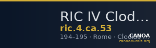 RIC IV Clodius Albinus 53 — CANOA