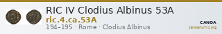 RIC IV Clodius Albinus 53A — CANOA