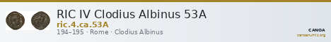 RIC IV Clodius Albinus 53A — CANOA