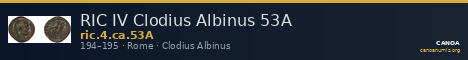 RIC IV Clodius Albinus 53A — CANOA