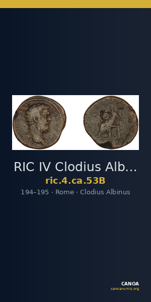 RIC IV Clodius Albinus 53B — CANOA