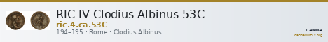 RIC IV Clodius Albinus 53C — CANOA