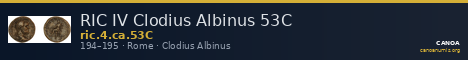 RIC IV Clodius Albinus 53C — CANOA