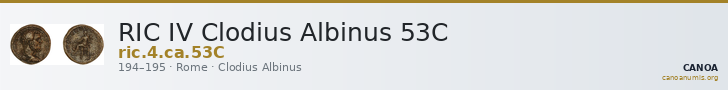 RIC IV Clodius Albinus 53C — CANOA