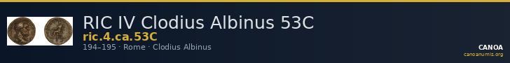 RIC IV Clodius Albinus 53C — CANOA