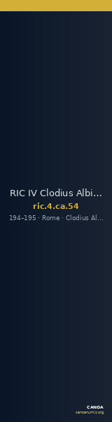RIC IV Clodius Albinus 54 — CANOA