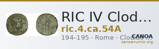 RIC IV Clodius Albinus 54A — CANOA