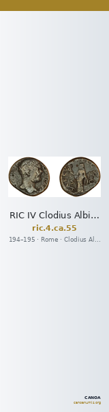 RIC IV Clodius Albinus 55 — CANOA