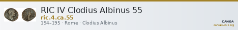 RIC IV Clodius Albinus 55 — CANOA