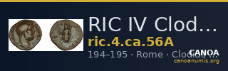 RIC IV Clodius Albinus 56A — CANOA
