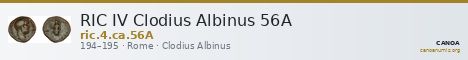 RIC IV Clodius Albinus 56A — CANOA