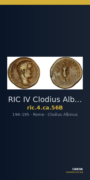 RIC IV Clodius Albinus 56B — CANOA