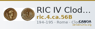 RIC IV Clodius Albinus 56B — CANOA