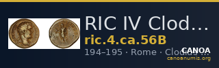 RIC IV Clodius Albinus 56B — CANOA