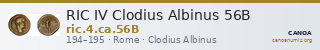 RIC IV Clodius Albinus 56B — CANOA